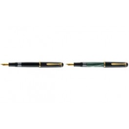 Pelikan Stylo Plume Bleu 0 Vert Marbre Largeur Ressort B Net Papeterie